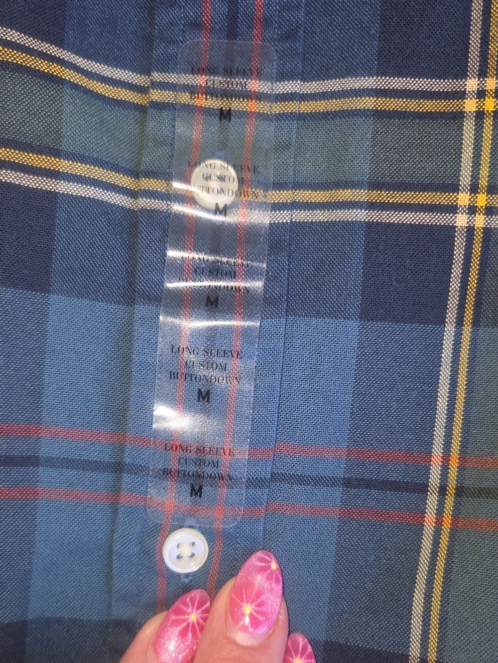 Polo Ralph Lauren Shirt Mens M Plaid 100% Cotton Button Down NWT Long Sleeve - Picture 8 of 10